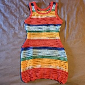 Multi Colored Knit Dress